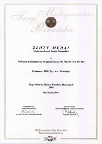 Złoty Medal MTP 2006 - Poliuretanowe podeszwy dwugęstościowe