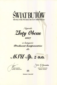 Nagroda "Złoty Obcas 2007"